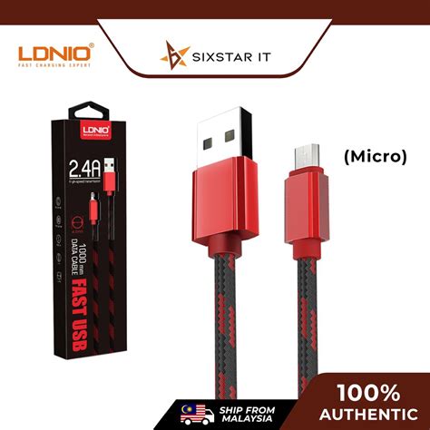 Ldnio High Speed Fast Charging Micro Usb Cable A Ls Red Ls