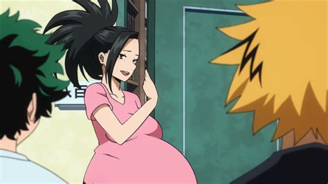 Momo Yaoyorozu Pregnant Morph 1 By Morphtothetop On Deviantart