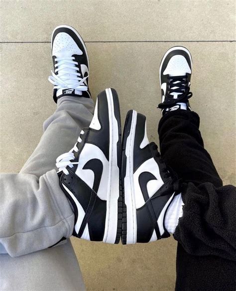 Nike Dunk Low Retro White Black | Couple outfits, Nike, Cute couple outfits