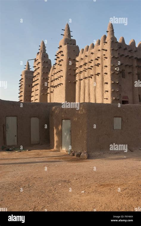 The Great Mosque of Djenné Mali Africa the biggest adobe banco