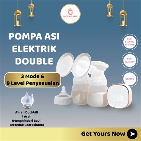 Jual Mocababy Double Botol Pompa Asi Electrik ASI Bayi Baru Lahir