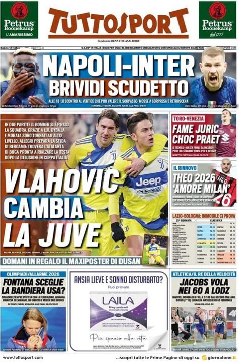 Rassegna Stampa Le Prime Pagine Dei Giornali