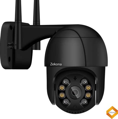 Zekona C Zwart Ip Camera Beveiliging Buiten