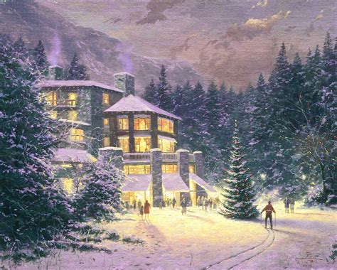 Thomas Kinkade Winter Winter Photo 40843361 Fanpop