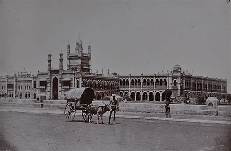 Antique Photo Of Chepauk Palace Madras 1880 - Past-India