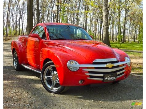 2004 Redline Red Chevrolet Ssr 63780970 Car Color