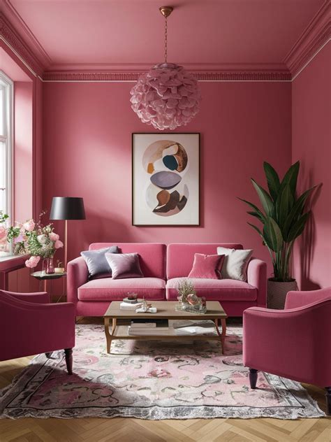 16 Gorgeous Pink Living Room Ideas Youll Love Getcakerecipes