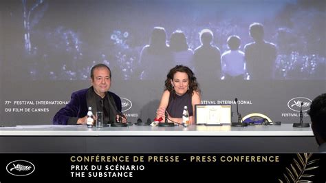 PRIX DU SCENARIO Conférence de presse PALMARES Français Cannes