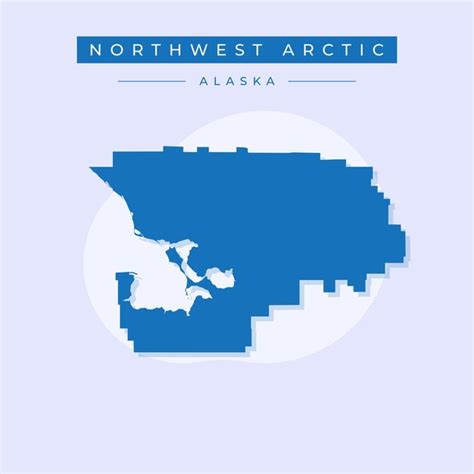 Premium Vector Vector Illustration Vector Of Northwest Arctic Map Alaska