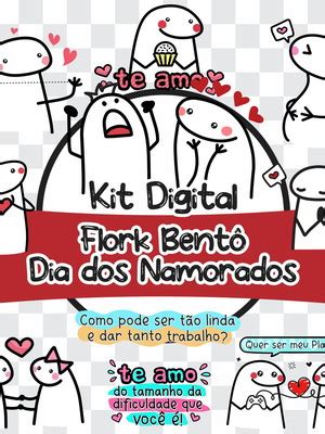 Kit Digital Flork Dia Dos Namorados Sublima O Png Elo