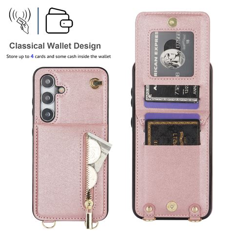 Samsung Galaxy S24 Plus Hoesje Solidenz Fashion Wallet Met Koord