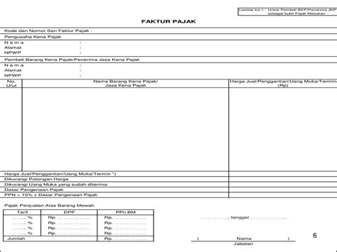 Faktur Pajak Bukti Pungutan Pajak Yang Dibuat Oleh Pengusaha Kena Pajak