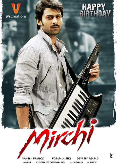 Prabhas Mirchi First Look HQ Posters - HD