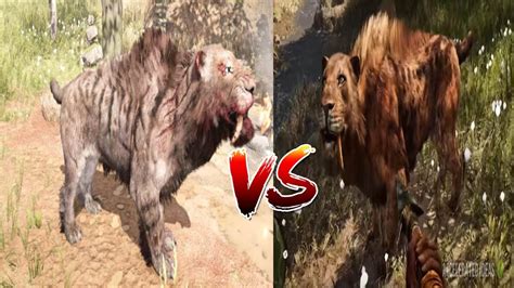 Bloodfang Sabertooth Vs Sabertooth Far Cry Primal YouTube