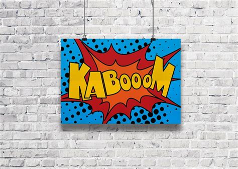 KABOOM Comic Sound | Etsy