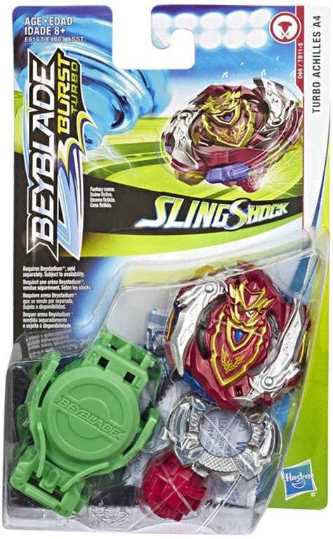 Beyblade Burst Turbo Slingshock Turbo Achilles A4 Starter Pack Hasbro ...