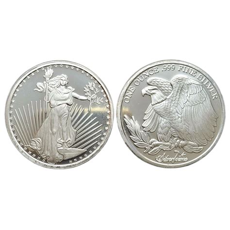 SilverTowne St Gaudens 1oz Fine Silver Round EBay