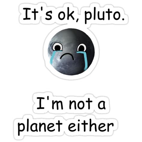 Poor Pluto Stickers By Ahahanna Redbubble