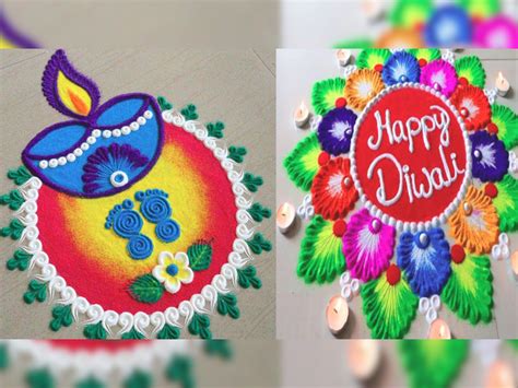 Diwali Rangoli Design For This Diwali Easy Rangoli Design Invitation For Mahalakshmi Diwali