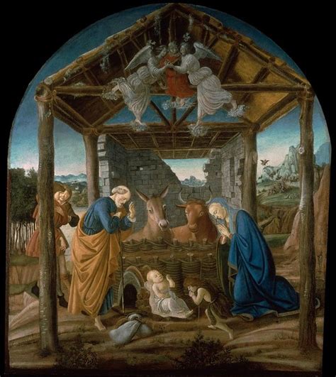 Sandro Botticelli The Nativity Nativit Paesaggi Buon Natale