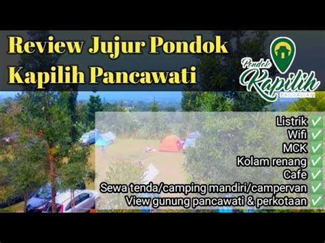 Camping Ground Keluarga Pondok Kapilih Gunung Pancawati Rute