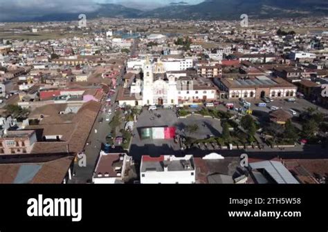 Chignahuapan Puebla Mexico Nov Panoramic Drone View Of The