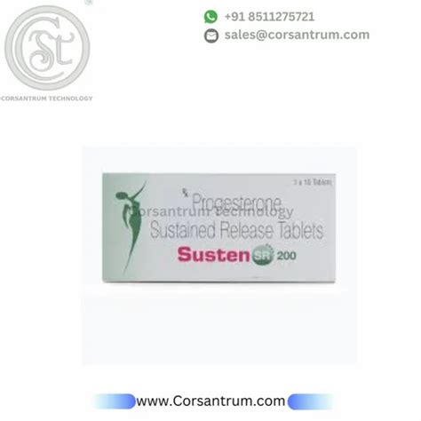 Susten SR 200 Mg Progesterone Sustained Release Tablets At Rs 1360