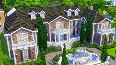 Building A Million Dollar Mansion In The Sims Streamed