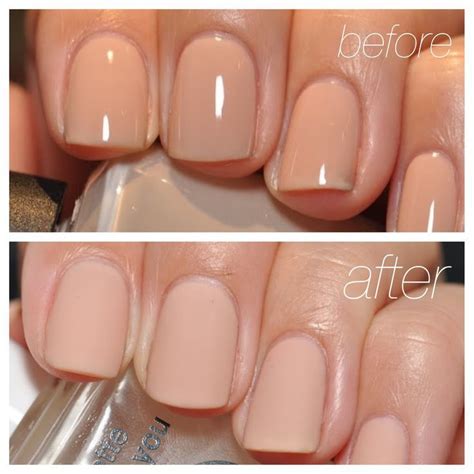 Opi Samoan Sand Before And After Using Essie Matte About You Topcoat