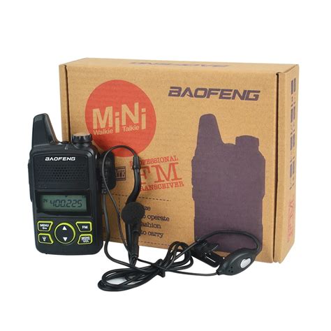 Baofeng Walkie Talkie Bf T Mini Pocket Two Way Radio Uhf Mhz W