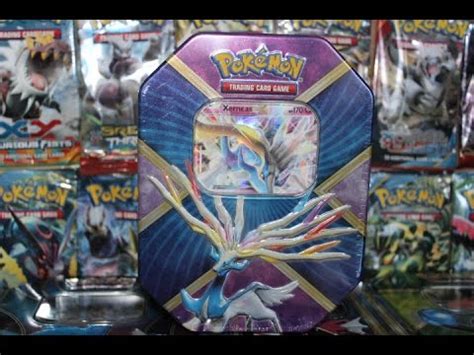 Opening A Pokemon Shiny Xerneas EX Tin YouTube