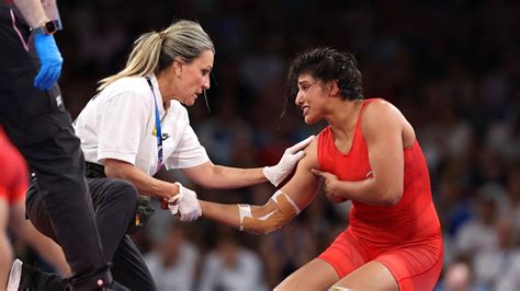 Paris Olympics Wrestling Injured Nisha Dahiya Loses Quarterfinal Bout