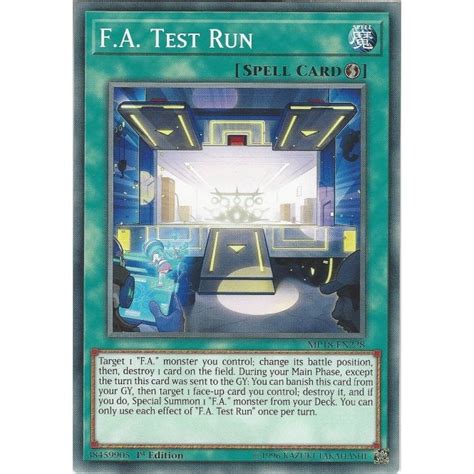 Yu Gi Oh Trading Card Game Yu Gi Oh Fa Test Run Mp18 En228