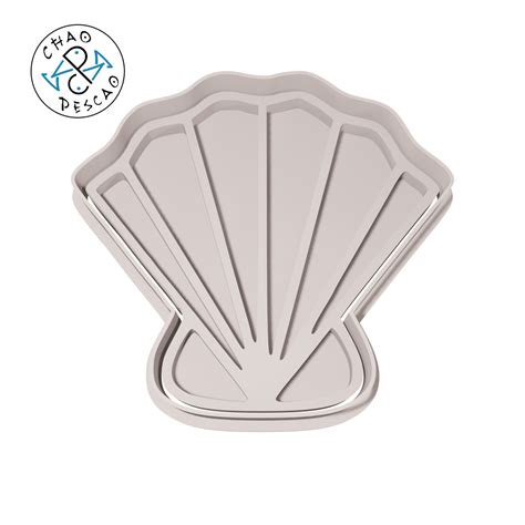 STL File Seashell Summer No 3 Cookie Cutter Fondant Polymer