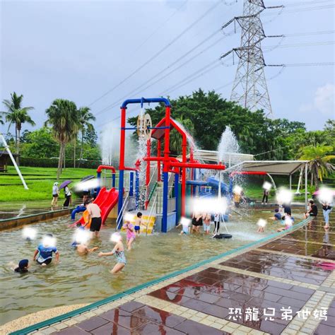 台南市官田區【台南‧官田】烏山頭水庫親水公園│園區大、滑水道、空間大旅遊walkerland窩客島