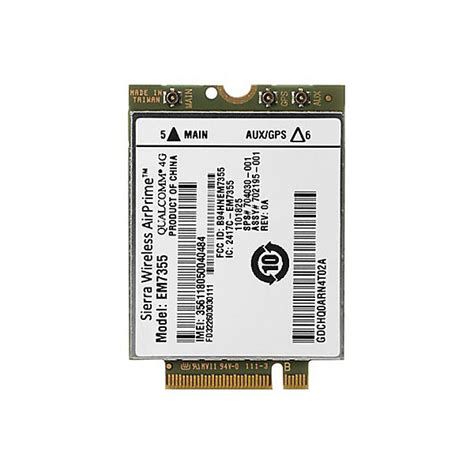HP EM7355 4G Wireless Cellular Modem E5M75UT 702195-001 [EM7355] - $39. ...