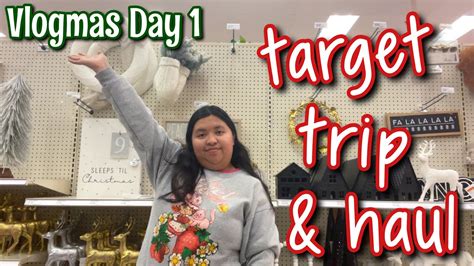 Target Trip Haul Vlogmas Day 1 Youtube