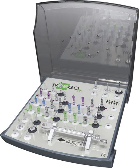 Kit de instrumentos para implante dentário WEEGO FR BIOTECH DENTAL