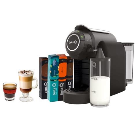 Cafeteira Expresso Milk Qool Evolution Delta Q Preta 110V Mais 40