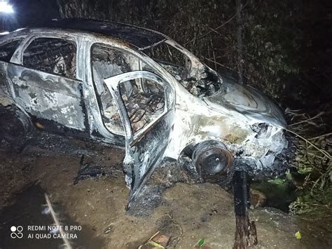 Carro Carbonizado Encontrado Em Itapitanga Pode Ser De Taxista