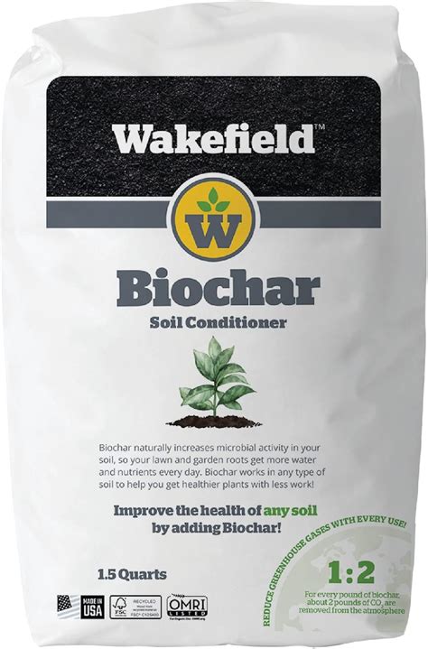 Wakefield 1 Pound Premium Biochar Organic Pine Garden Soil Conditioner