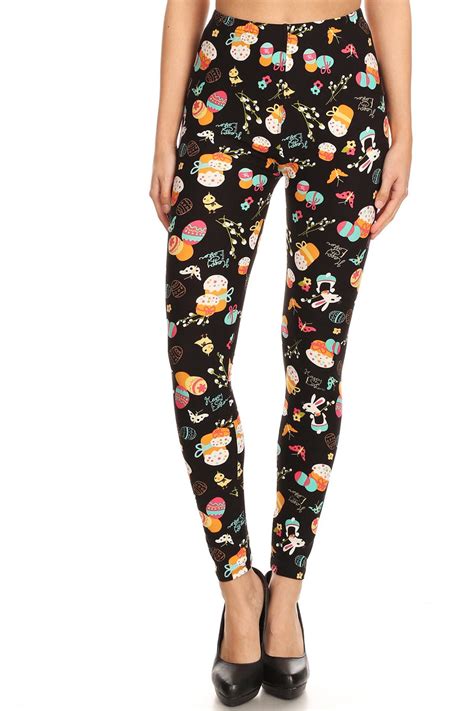 Hare Raisingly Sweet Womens Plus Size Leggings Apple Girl Boutique