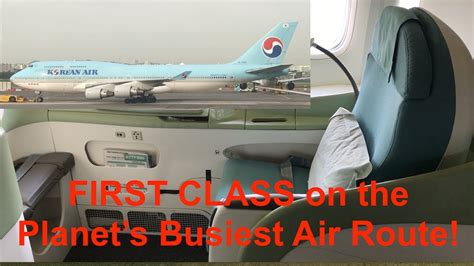 Korean Air Business Class And First Class Seoul To Jeju