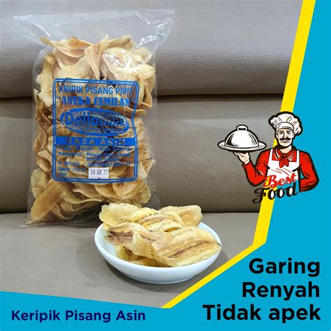 Jual Promo Keripik Keripik Pisang Asin Gurih 250 Gr Original Pisang