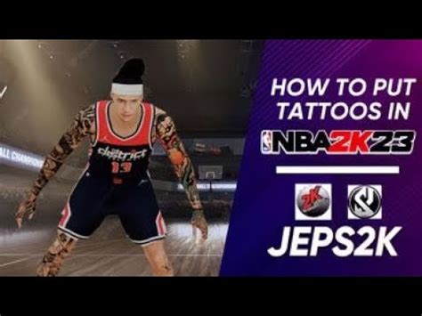 HOW TO PUT TATTOOS ON CYBERFACE IN NBA2K23 BEST TUTORIAL JEPS2K