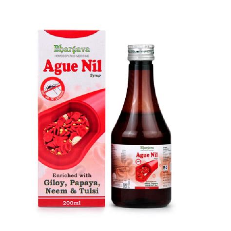 Dr Bhargava Ague Nil Syrup With Giloy Papaya Neem And Tulsi 200ml