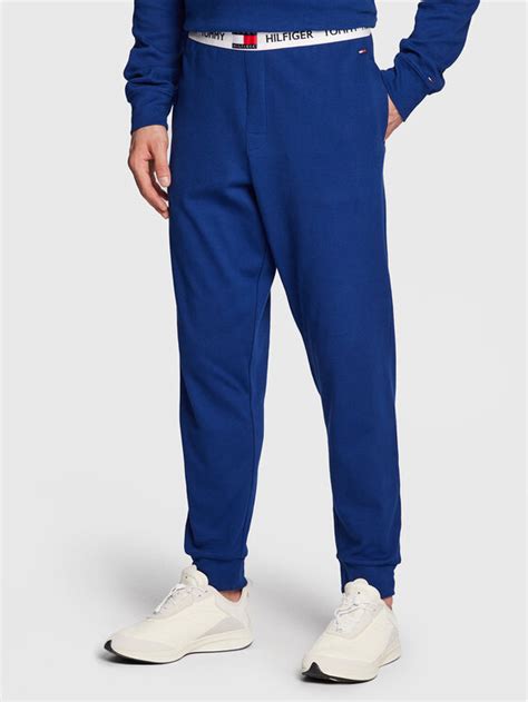 Tommy Hilfiger Pantaloni Da Tuta Um0um01769 Blu Regular Fit Modivo It