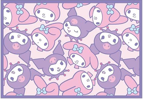 Sanrio My Melody Kuromi Warm Blanket 70 X 100 Cm Pink Purple Xmas