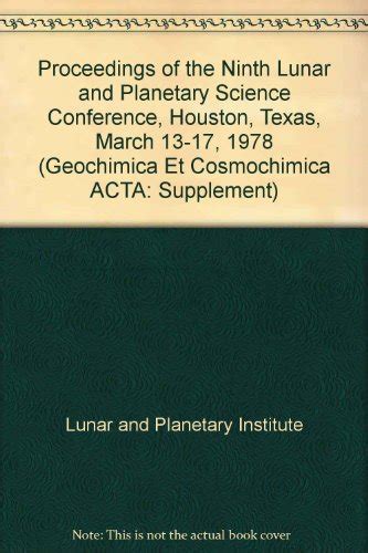 PROCEEDINGS OF THE NINTH LUNAR AND PLANETARY SCIENCE CONFERENCE