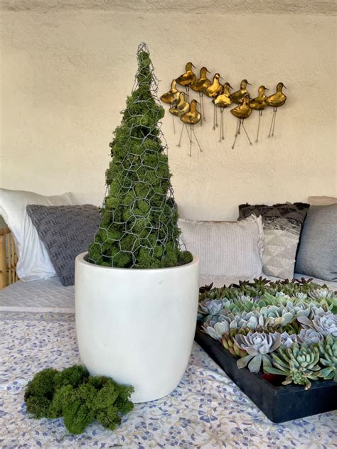 How to Make Your Own DIY Succulent Christmas Tree